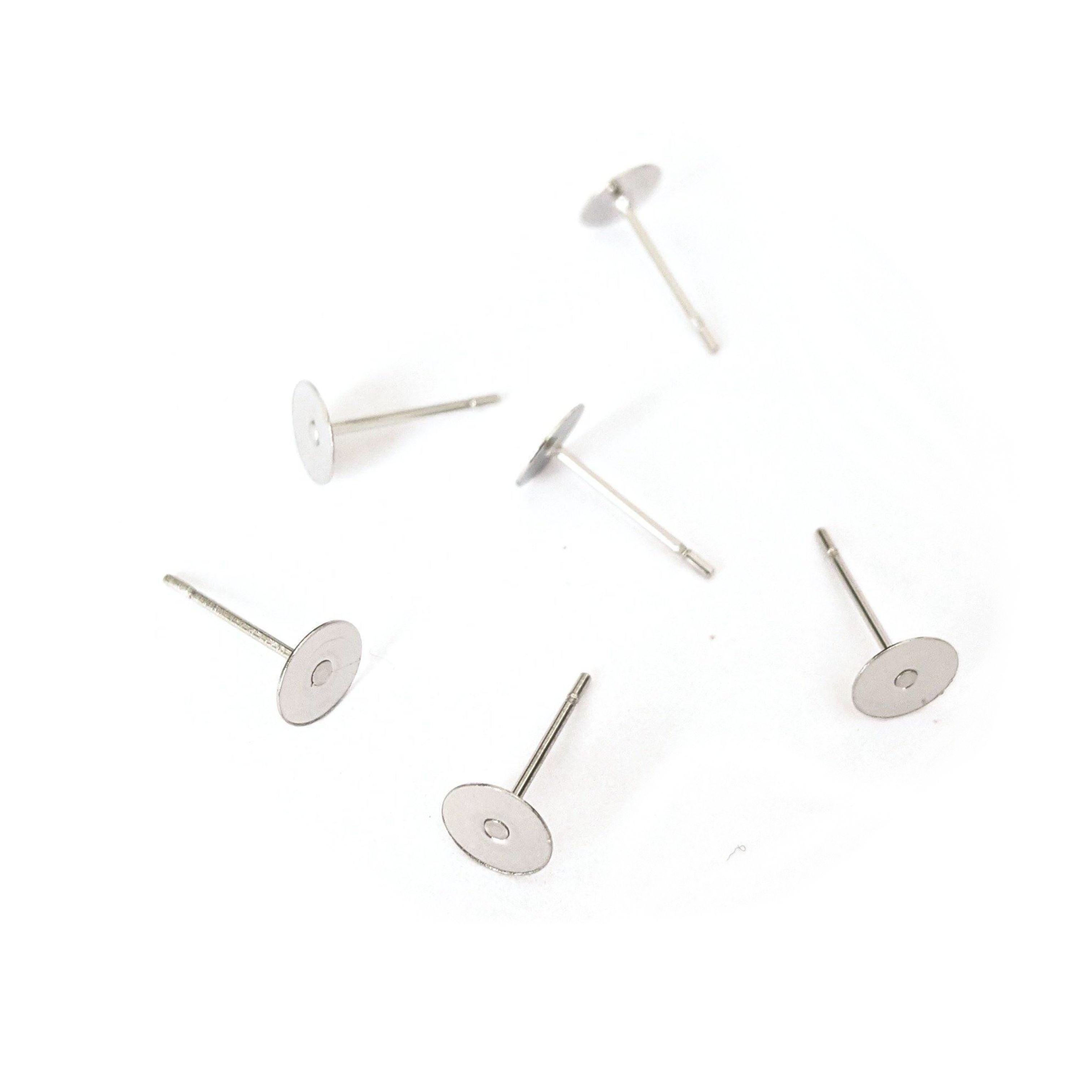 silver earring posts
