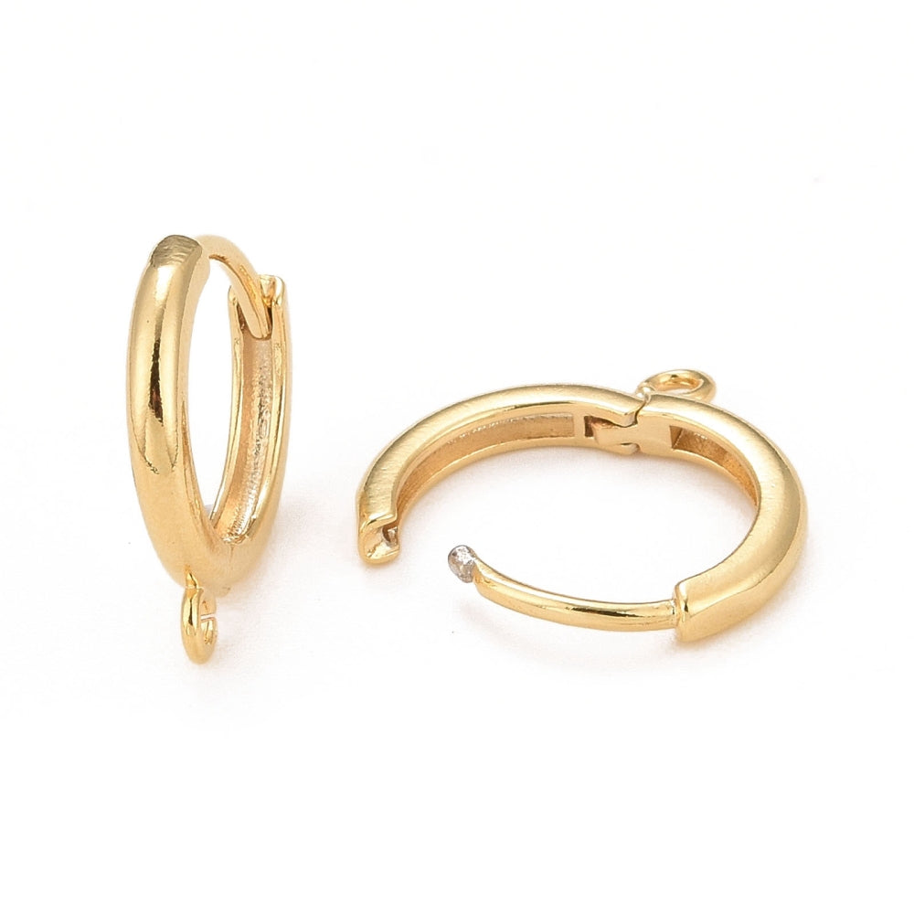 24K Gold Plated Earring Hoops