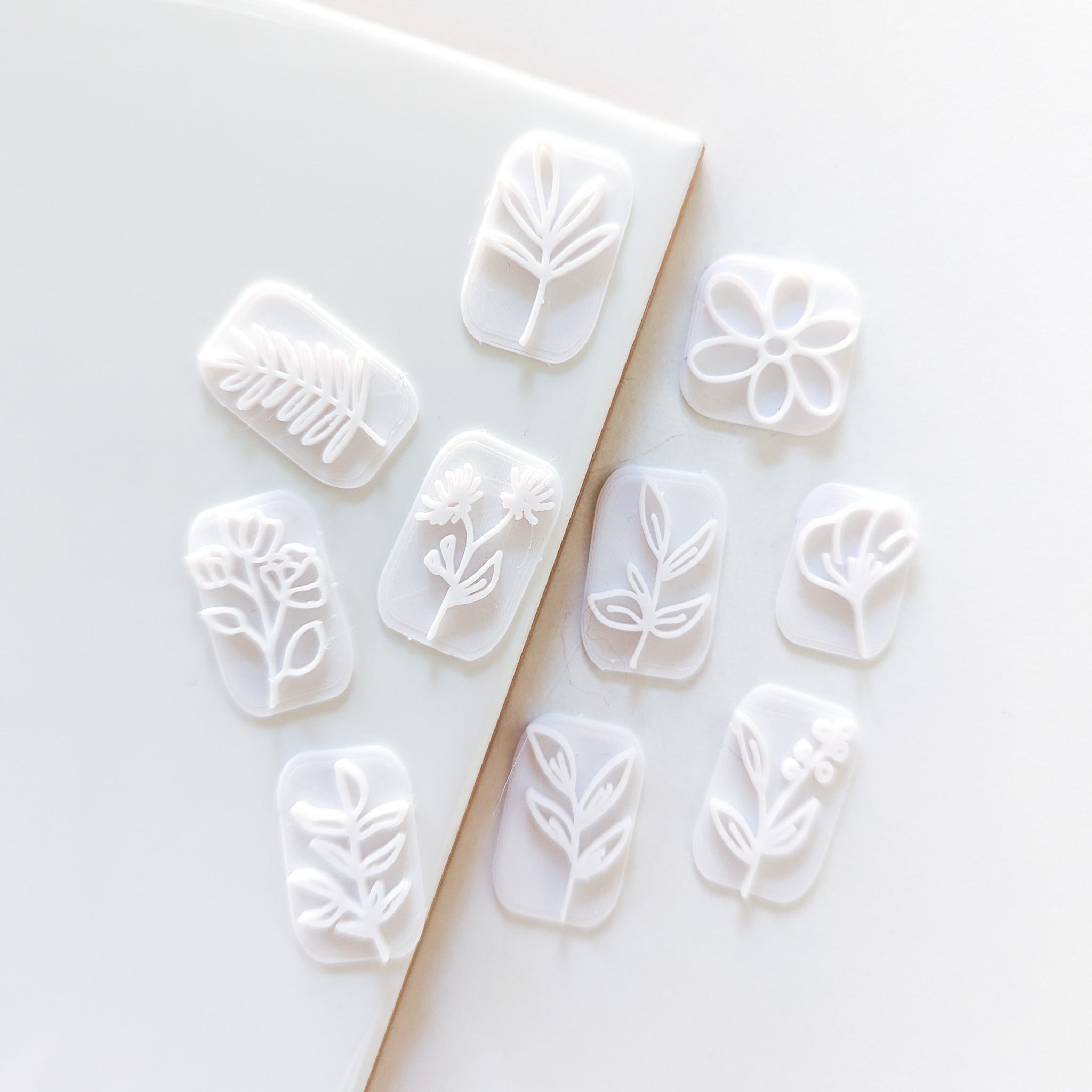 Botanical Clay Stamps