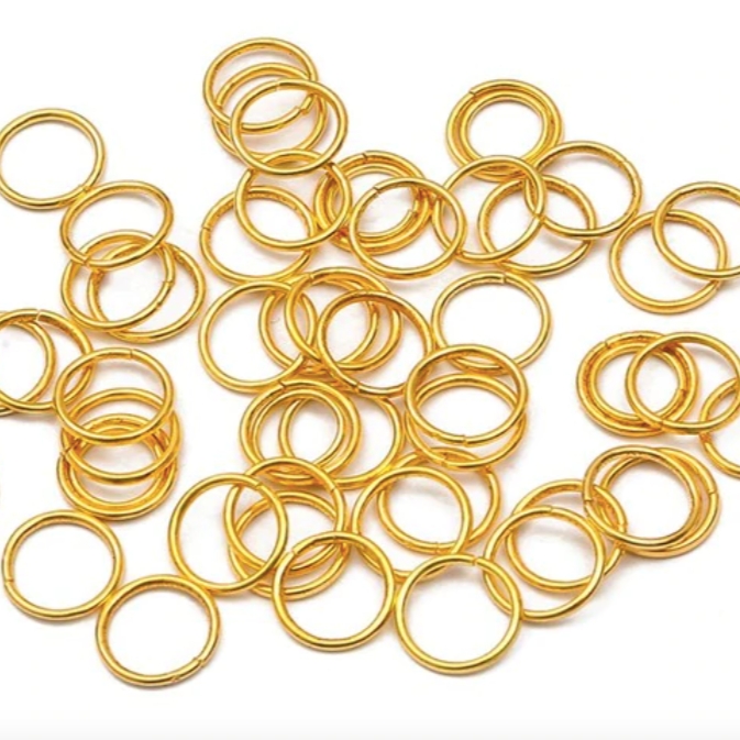 8mm Gold jump rings