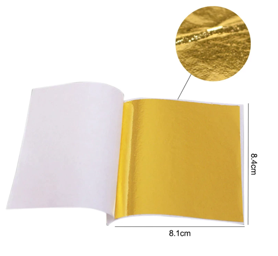 Gold Imitation Foil Leaf Sheets